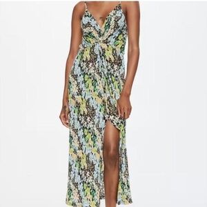 Floral flowy midi dress